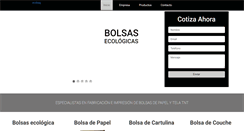 Desktop Screenshot of ecobag.cl